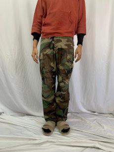 画像2: 90's U.S.ARMY ウッドランドカモ コンバットパンツ SMALL-LONG (2)