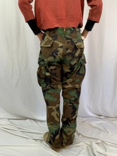 画像4: 90's U.S. ARMY ウッドランドカモ コンバットパンツ MEDIUM -LONG (4)