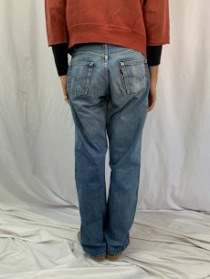 画像4: 80's Levi's 501 USA製 内股シングル デニムパンツ W31 (4)