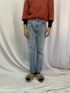 画像2: 90's Levi's 501 USA製 デニムパンツ W31 (2)