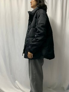 画像3: 90's GAP 裏フリース ダウンジャケット XL BLACK (3)