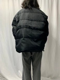 画像4: 90's GAP 裏フリース ダウンジャケット XL BLACK (4)