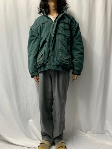 画像2: 90's〜 NORTH BAY WORLD TRAVEL 中綿入り コットンフィッシングジャケット XL (2)