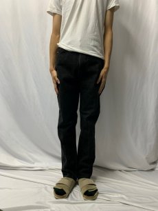 画像2: 90's Levi's 505 USA製  "REGULAR FIT STRAIGHT LEG" ブラックデニムパンツ W35 (2)