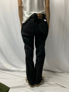 画像4: 90's Levi's 505 USA製  "REGULAR FIT STRAIGHT LEG" ブラックデニムパンツ W35 (4)