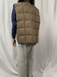 画像4: 80's Eddie Bauer "GOOSE DOWN" キルティングダウンベスト XL (4)