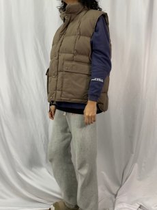 画像3: 80's Eddie Bauer "GOOSE DOWN" キルティングダウンベスト XL (3)