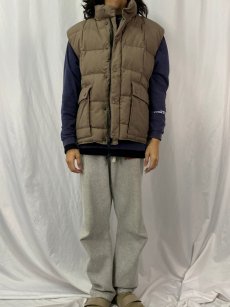 画像2: 80's Eddie Bauer "GOOSE DOWN" キルティングダウンベスト XL (2)