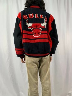 画像5: 90's NUTMEG by CAMPRI "CHICAGO BULLS" スタジャン L (5)