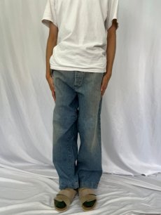 画像3: POLO Ralph Lauren DUNGAREES "M-41 Chino Type" デニムトラウザーズ フラッシャー付き W36 (3)