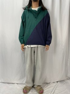 画像2: 90's GAP バイカラー アノラックパーカー M (2)