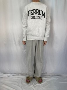 画像2: Champion REVERSE WEAVE "FERRUM COLLEGE" プリントスウェット L (2)