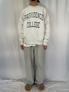 画像2: Champion ORIGINAL REVERSE WEAVE "PROVIDENCE COLLEGE" プリントスウェット L (2)