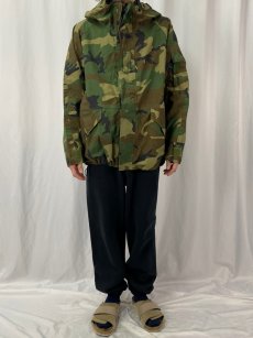 画像2: U.S.MILITARY ECWCS ウッドランドカモ パーカ 1st初期型 LARGE-SHORT (2)