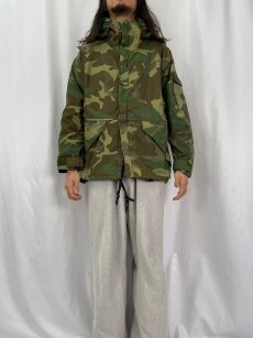 画像2: 90's U.S.MILITARY ECWCS ウッドランドカモ パーカ MEDIUM SHORT (2)