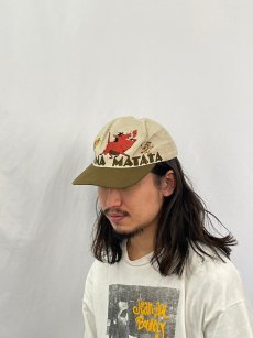 画像2: 90's The Lion King "HAKUNA MATATA" USA製 スナップバックキャップ ONESIZE (2)