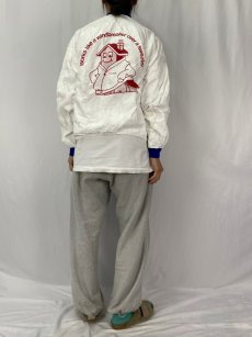 画像4: 80's Grafic Jacket × Dupont "Tyvek" ペーパージャケット L (4)