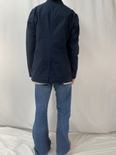 画像5: 90's〜 POLO Ralph Lauren コットンテーラードジャケット 44R NAVY (5)