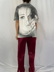 画像5: Celine Dion ミュージシャン大判プリントTシャツ 2XL (5)