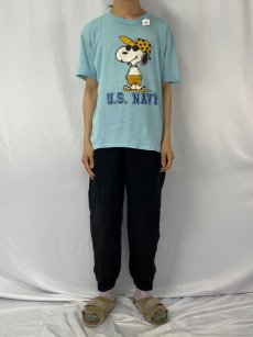 画像2: 80's SNOOPY "U.S. NAVY" キャラクタープリントTシャツ (2)