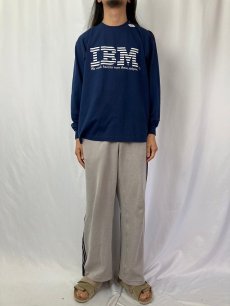 画像2: 90's IBM 企業ロゴプリントロンT XL (2)