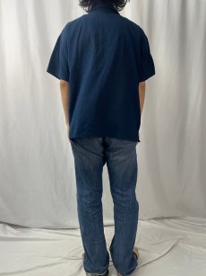 画像4: デザインキューバシャツ NAVY 6 (4)