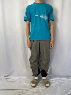 画像2: 80's USA製 ”GREAT WHITE SHARK" サメ巻きプリントTシャツ L (2)