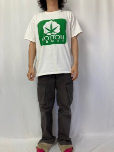 画像2: "COTTON MOUTH" ガンジャプリントTシャツ (2)