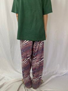 画像4: 90's ZUBAZ 総柄コットンポリイージーパンツ L (4)