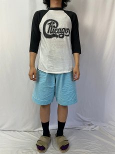 画像3: 80's Chicago USA製 "Chicago On Tour 1985" ロックバンドツアーラグランTシャツ L (3)