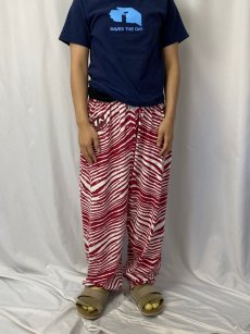 画像2: 90's ZUBAZ 総柄コットンポリイージーパンツ (2)