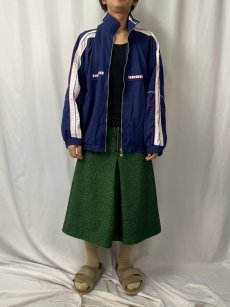 画像2: 90's UMBRO ロゴプリント ジップジャケット M (2)