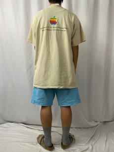 画像5: 90's apple USA製 "Apple Assist" レインボーロゴ プリントTシャツ XL (5)