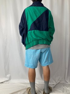 画像4: 90's ellesse ロゴ刺繍 2トーン切り替えジャケット SIZE44 (4)