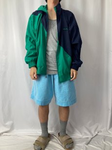 画像2: 90's ellesse ロゴ刺繍 2トーン切り替えジャケット SIZE44 (2)