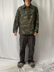 画像2: 70's COLAMTISS FRANCE製 リザードカモ柄 シューティングジャケット SIZE44 (2)