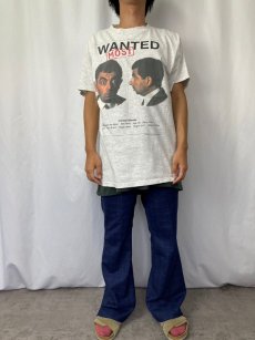 画像2: 90's Mr.Bean "MOST WANTED" Mugshot コメディアンプリントTシャツ L (2)