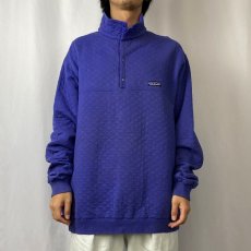 画像2: 90's patagonia キルティング コットンプルオーバー XL (2)