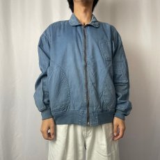 画像2: 70〜80's IZOD LACOSTE 斜めポケット コットンスイングトップ L (2)