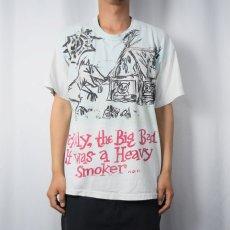 画像3: 90's JASON J.BROWN 三匹の子豚パロディ 大判プリントTシャツ XL (3)