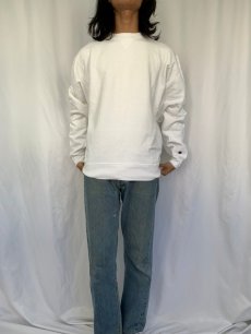 画像2: 90's Champion USA製 無地スウェット XL (2)