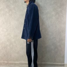 画像3: STUSSY 太畝コーデュロイジャケット ネイビー L (3)