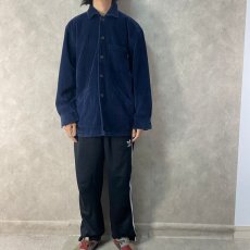 画像2: STUSSY 太畝コーデュロイジャケット ネイビー L (2)