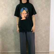 画像2: 90's John Lennon USA製 ミュージシャンプリントTシャツ XL (2)