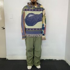 画像3: Bizzrad "Eggplant Sweater" ブランケットリメイク プルオーバージャケット M (3)