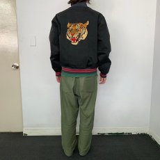 画像5: 90's POLO SPORT Ralph Lauren タイガーパッチ コットンバーシティジャケット M (5)