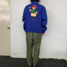 画像4: 90's POLO by Ralph Lauren USA製 ポロベアバックプリント スウィングトップ L (4)