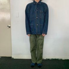 画像2: Double RL Supply Co. Indigo cloth USA製 変形ポケカバーオール  L (2)