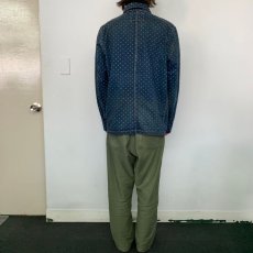 画像4: Double RL Supply Co. Indigo cloth USA製 変形ポケカバーオール  L (4)