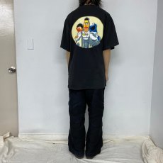 画像5: 90's "SESAME STREET FEVER" USA製 映画パロディTシャツ XL (5)